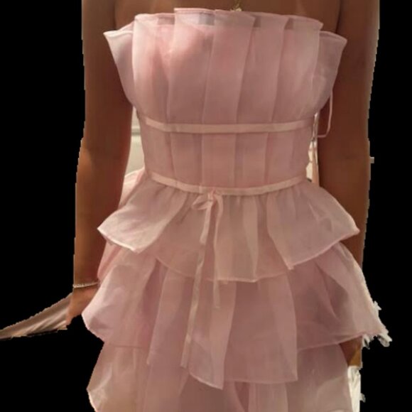chiffon layer dress - Picture 1 of 7
